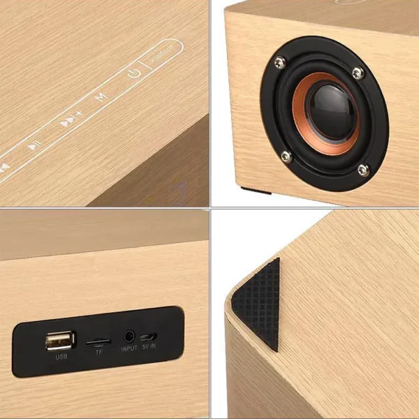 Promo LED Wireless Speaker & Charging Alarm Clock - Image 3