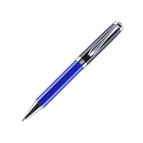 Luxury Carbon Fiber Pen - Silver Clip, Heavy Metal Gift - Image 5