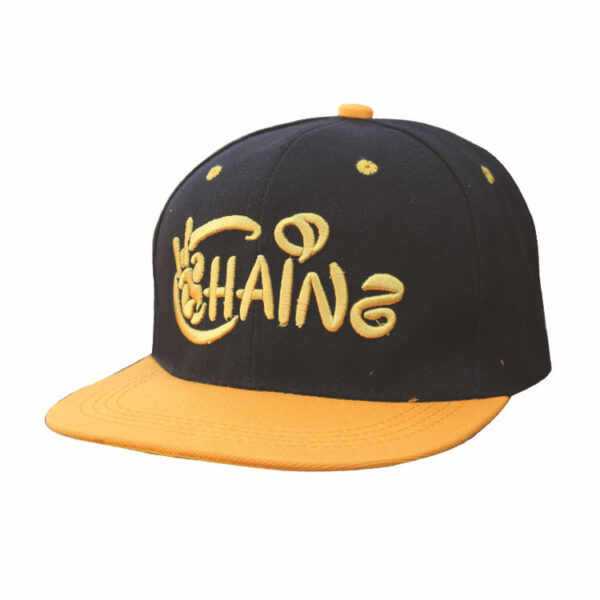 Custom Logo Embroidery Snapback Cap Snapback Flat Hat - Image 7