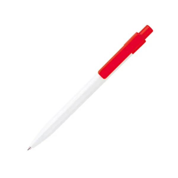 promotional wholesale advertising custom plastic white ball point pen - Image 4