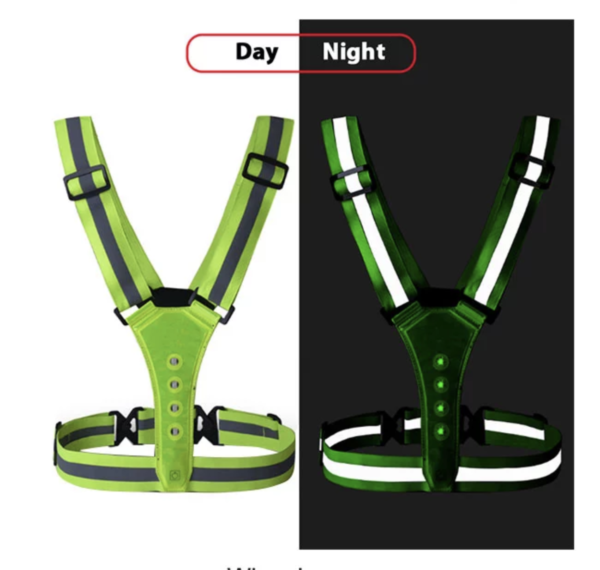 Led Light Up Running Vest Hiking Safety Vest - Image 3