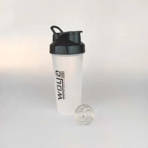 Custom Logo Plastic Travel Water Bottle - Gym Sport Shaker Cup Blender - Image 5