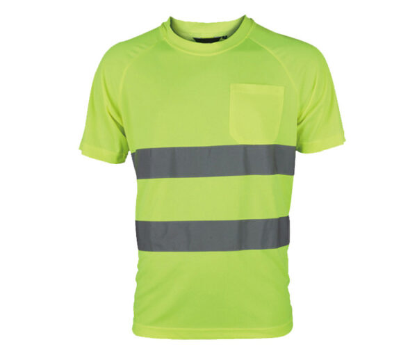 Safety Work Wear Reflective Clothing Tshirt Safety Reflective T Shirt Short Sleeve - Image 3