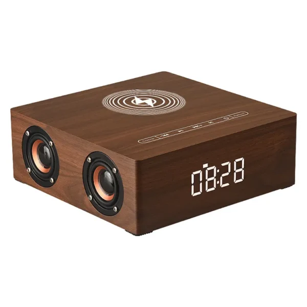 Promo LED Wireless Speaker & Charging Alarm Clock - Image 6