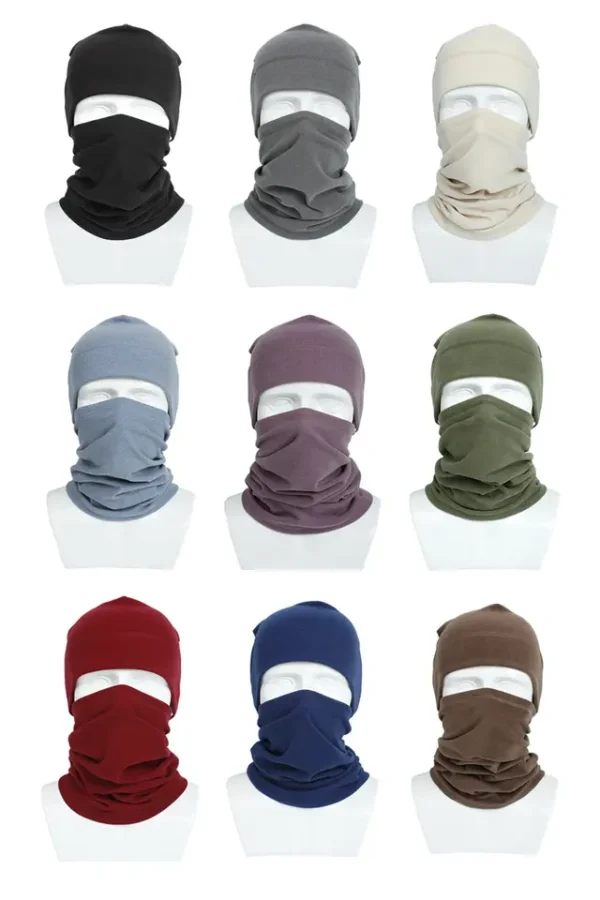 Winter Warm Ski Scarf & Unisex Beanie Hat Set - Image 2