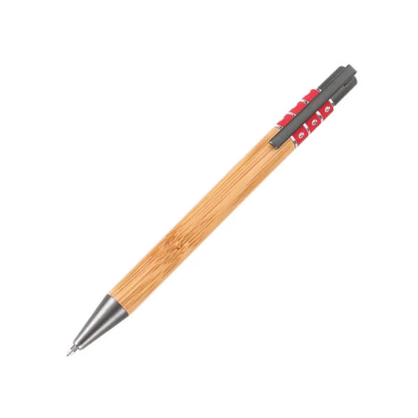 Eco Bamboo Ball Pen - Custom Logo Luxury Ad Print Laser Engraved - Image 6