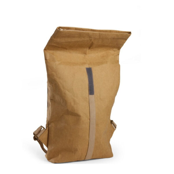 Eco friendly Wash Kraft Paper Travel Backpacks Outdoor Travel Bag - Image 4