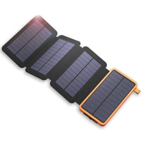 8000mAh Solar Power Bank - Dual USB, Foldable Panel - Image 5