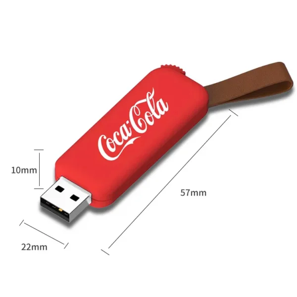 High-Speed Mini USB Flash Drive - PU Leather Holder Gift - Image 6