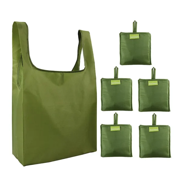 Reusable RPET Shopping Bag - Waterproof, Custom Printed Foldable Bag - Image 6