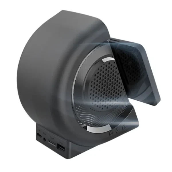 Portable Wireless Charger & Alarm Clock Speaker Radio - Image 5