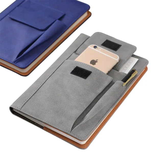 Custom Creative Multi-Pocket Business Notebook - Office Diary - Image 3