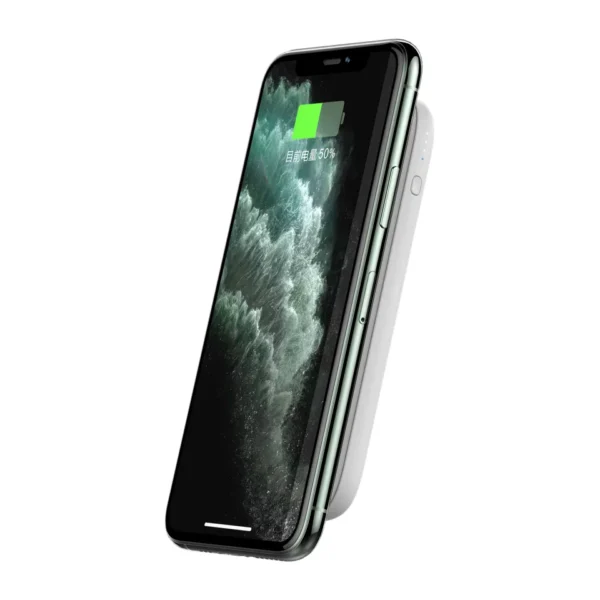5000mAh Portable Charger - 5W Wireless Power Bank for Smart Phones - Image 4