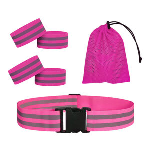 Running Reflective Elastic Vest Set Night Running Safety Reflective Vest