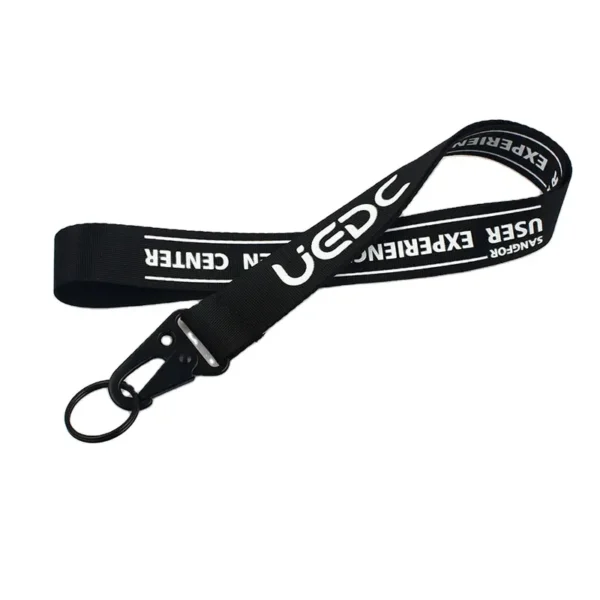 Fast Ship Football Lanyards - Custom Logo, Polyester Ribbon Keychain - Image 5