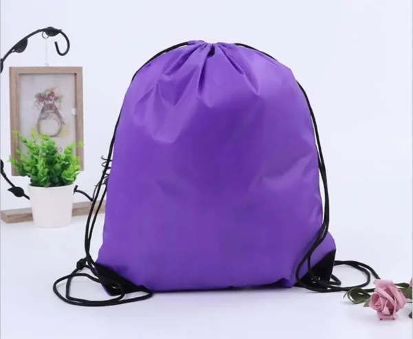 Custom Travel Gym Backpack - Waterproof Drawstring Bag - Image 6