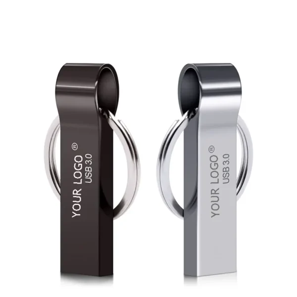 Metal USB flash drive memory stick wholesale custom logo - Image 3