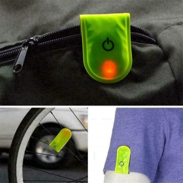 Reflective LED Magnetic Light Reflective Safety Night Light For Night Cycling - Image 7