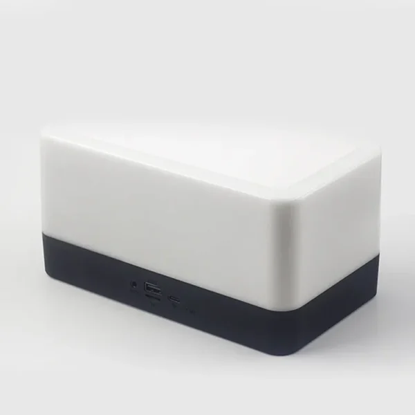 Wireless Alarm Clock Speaker - LED Night Light, TF Card Support - Image 2