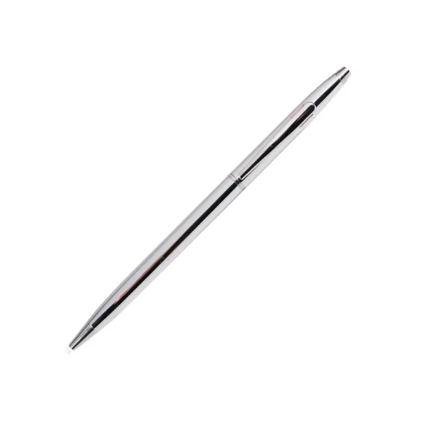 Promote high quality rose gold slim metal ballpoint pen for hotel business meetings - Image 3
