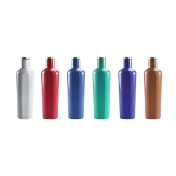 High-Quality Business Travel Bottle - Metal Color Custom Logo Cup - Image 3
