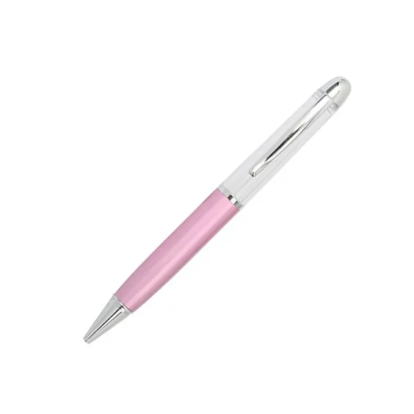 Creative DIY Liquid Floater Pen Glitter Empty Tube Twist Ballpoint Pen metal Pen - Image 4