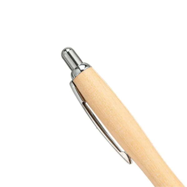 Custom Bamboo Ballpoint - Multi-Color Click Pen, Eco-Friendly Logo Print - Image 4