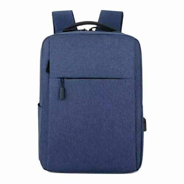 Custom Logo Unisex Backpack Travel Laptop Bag With Usb Port - Image 2