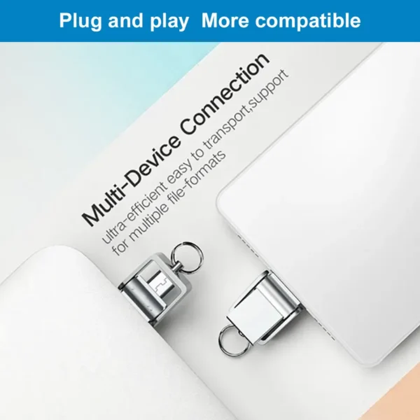 Mini Type-C USB Flash Drive - 32GB-128GB, USB 3.0, Pen Drive with Logo - Image 2