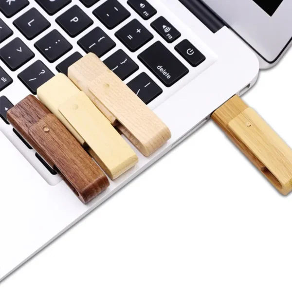 Ultra Thin 32GB USB 3.0 Flash Drive - Gitra Wood Promo Gift, 256GB Shell, Sri Lanka - Image 5