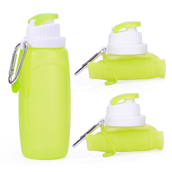 Outdoor Silicone Folding Cup Collapsible Water Bottle - Image 6