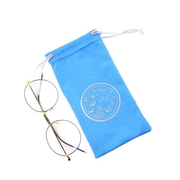 Custom Micro Fiber Glasses Pouch Branding Microfiber Glasses Bag Glasses Pouch