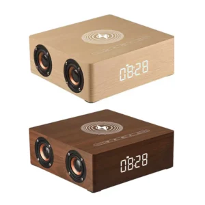 Promo LED Wireless Speaker & Charging Alarm Clock