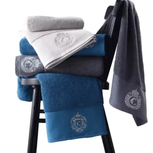 5-Star Hotel Cotton Towels - Custom Logo Absorbent Bath Hair Towels