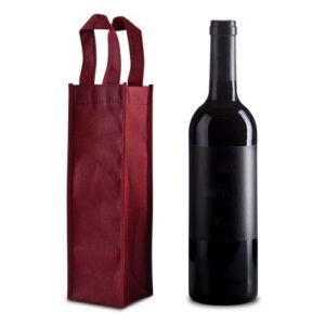 Non Woven Shopping Bags Custom Reusable Non-Woven Wine Bags for Wine Bottles Gifts