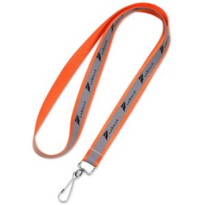 High Visibility Lanyard Reflective Logoband Customized Logo