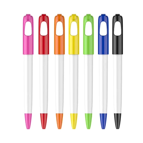 Emoticon Click Pen - Custom Logo Promotional Ballpoint Pen - Image 6