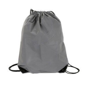 Pull String Reflective Strips Travel Drawstring Bag Reflective Drawstring Bag