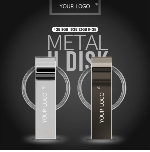Metal USB flash drive memory stick wholesale custom logo - Image 4