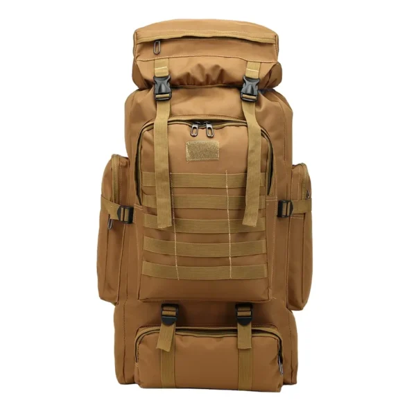 80L Camo Tactical Backpack - Waterproof Outdoor Bag - Image 2