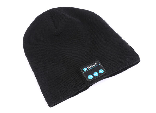 Acrylic Wireless Stereo Bluetooth Music Headset Knitted Beanie Hat - Image 2