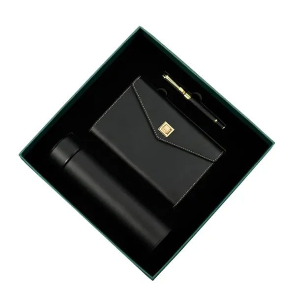 Custom Business Gift Set - Notebook, Pen, Bottle, Cup - Image 2