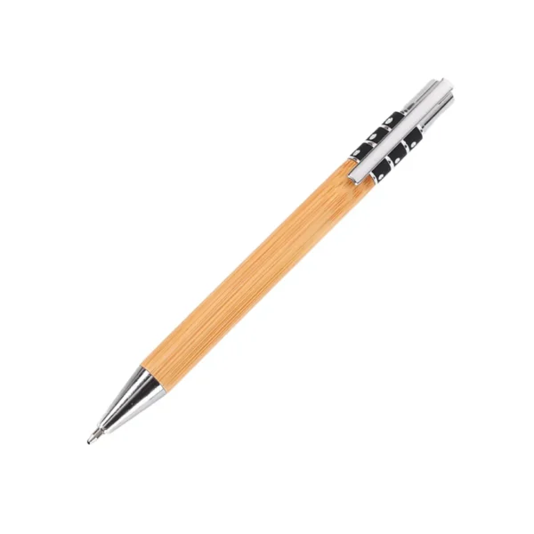 Eco Bamboo Ball Pen - Custom Logo Luxury Ad Print Laser Engraved - Image 4