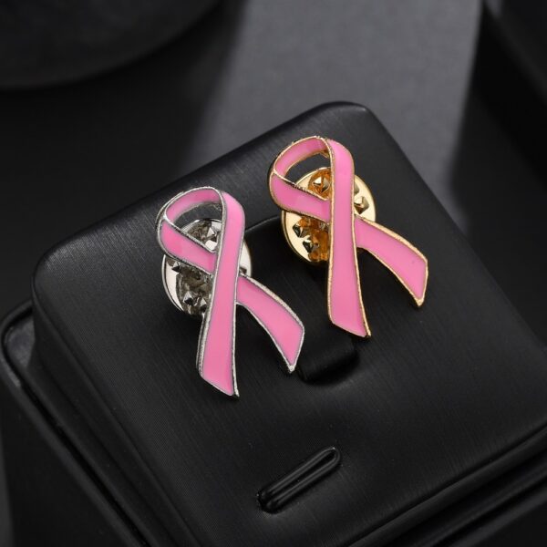 Pink Ribbon Breast Cancer Awareness Pins - Image 2