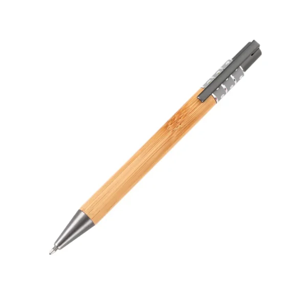 Eco Bamboo Ball Pen - Custom Logo Luxury Ad Print Laser Engraved - Image 5