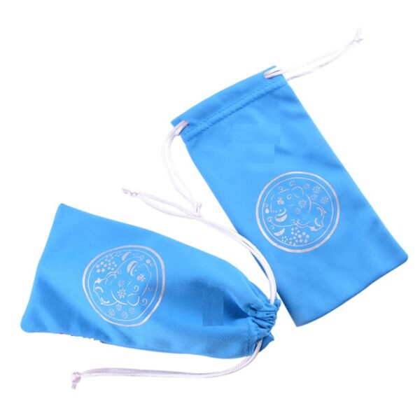Custom Micro Fiber Glasses Pouch Branding Microfiber Glasses Bag Glasses Pouch - Image 2