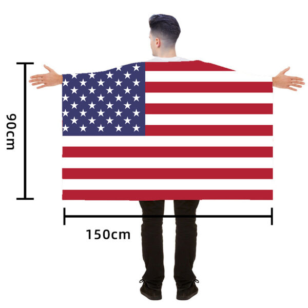 Custom World Cup Flag Body Flag National Shawls Flag - Image 6