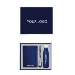 Classic Promo Gift Set - Custom Notebook & Tumbler Box