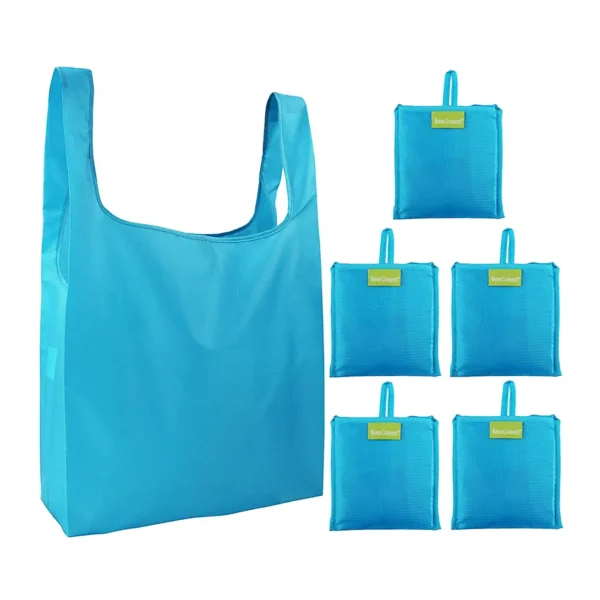 Reusable RPET Shopping Bag - Waterproof, Custom Printed Foldable Bag - Image 4