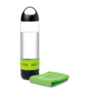 New Bicycle Water Bottle Wireless Speaker & Power Bank 1200mAh with Towel - Outdoor Camping Use | Water Bottle Wireless Speaker